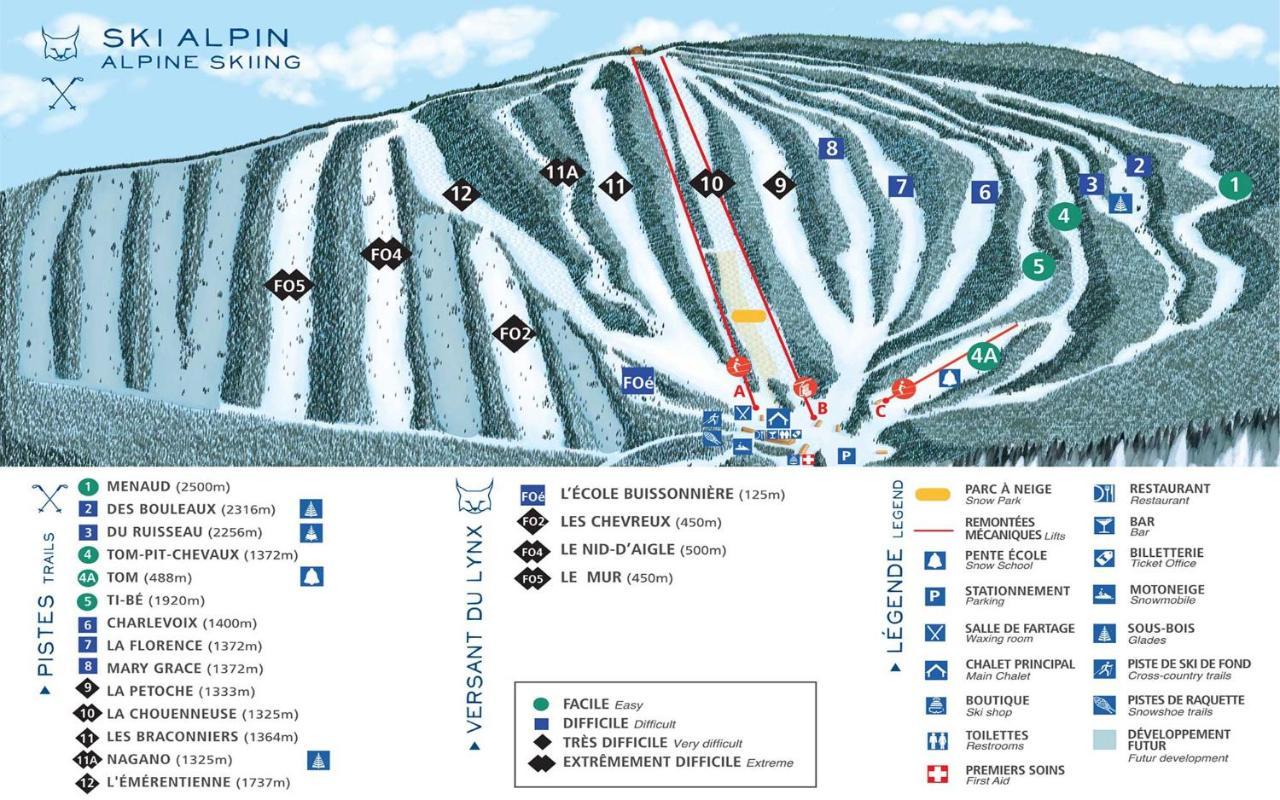 Woody - Chalets De Moh La Malbaie Kültér fotó